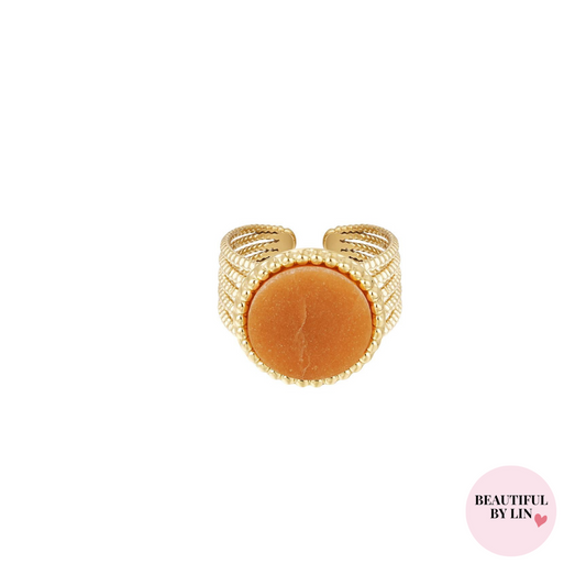 Cleopatra ring orange