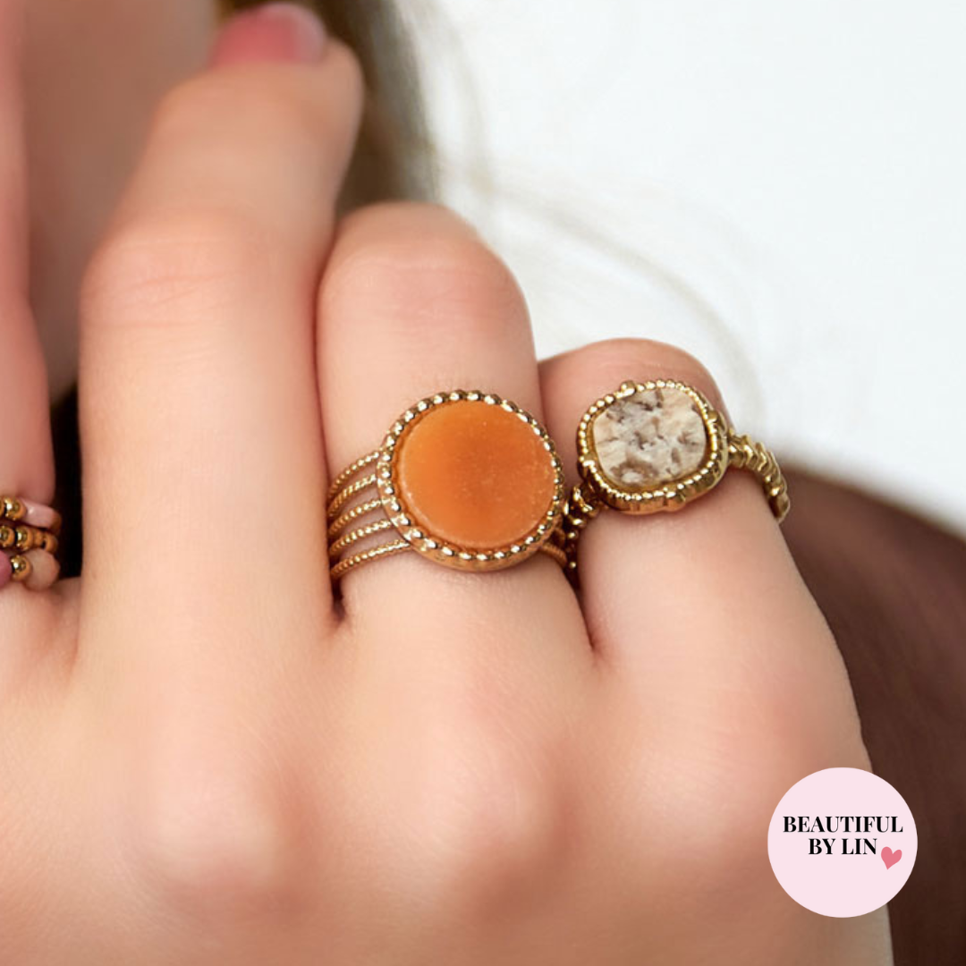 Cleopatra ring orange