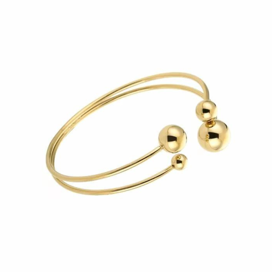 Bangle armband met bollen