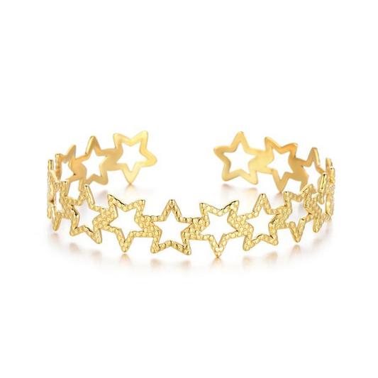 Gouden armband met sterren