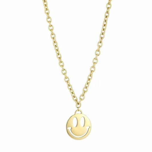 Lange ketting met smiley