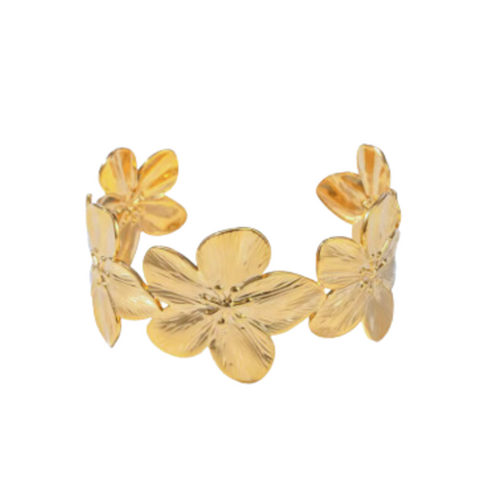 Trendy flower armband