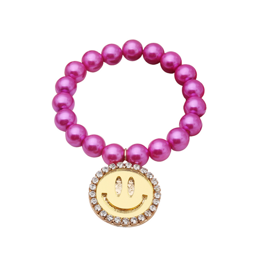 Smile armband roze goud