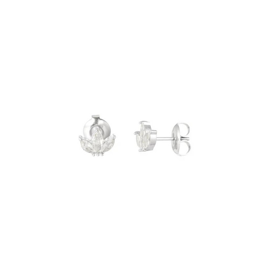 Studs met drie diamanten